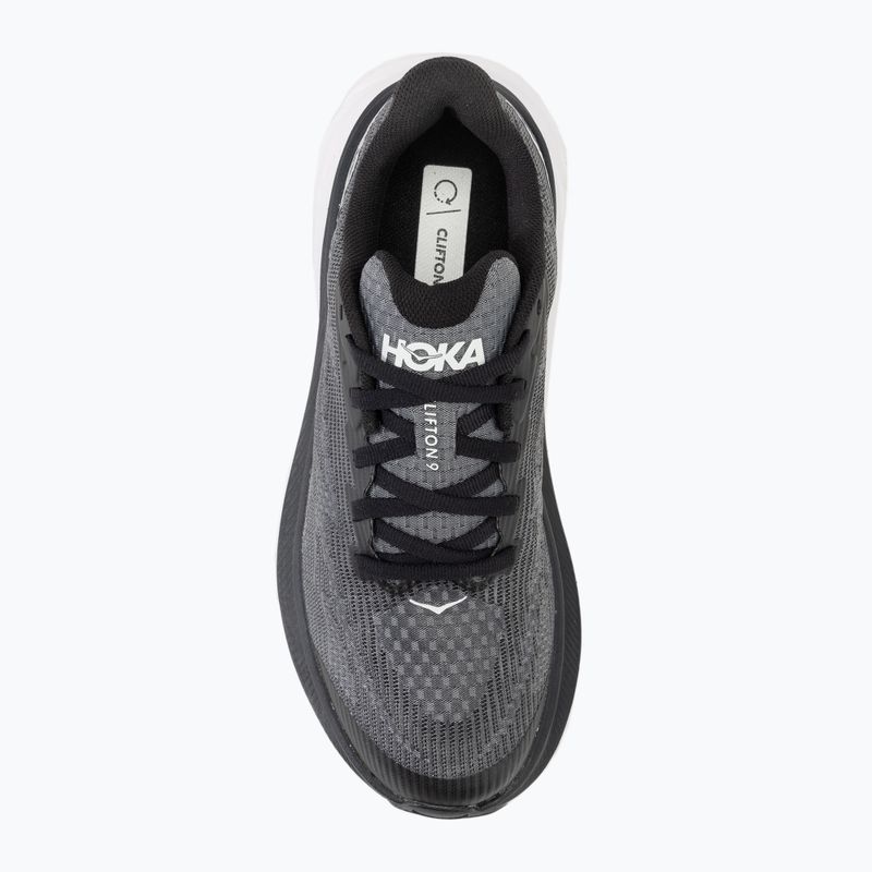 Buty do biegania dziecięce HOKA Clifton 9 black/white 5