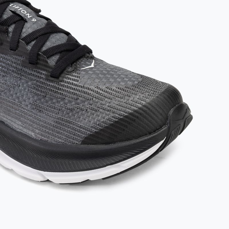 Buty do biegania dziecięce HOKA Clifton 9 black/white 7