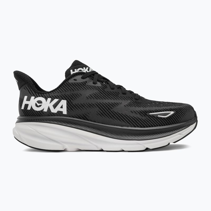 Buty do biegania męskie HOKA Clifton 9 Wide black/white 2