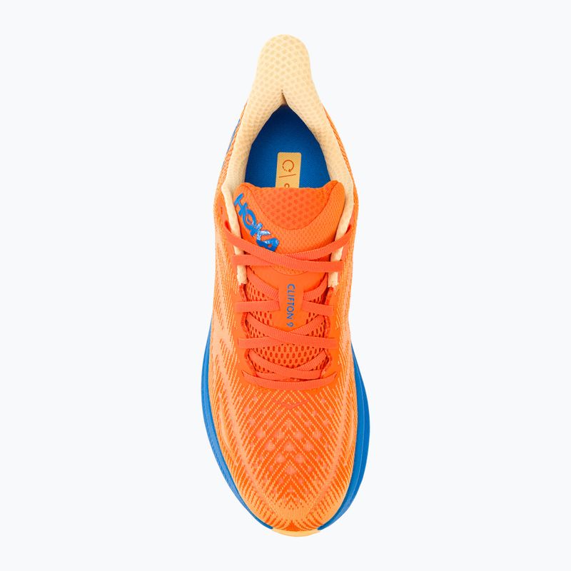 Buty do biegania męskie HOKA Clifton 9 Wide vibrant orange/impala 6