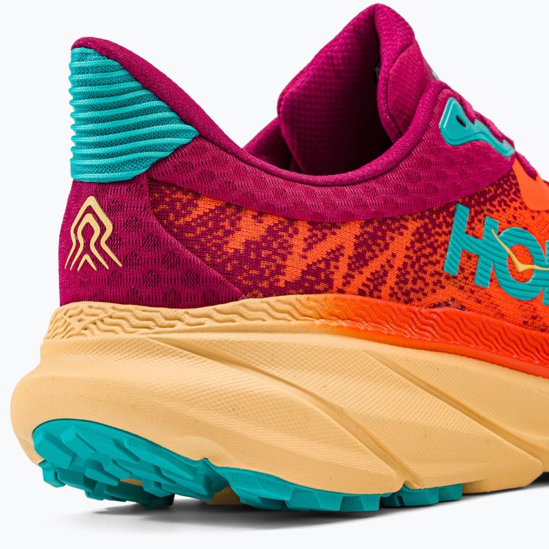 Buty do biegania męskie HOKA Challenger ATR 7 flame/cherries jubilee 9