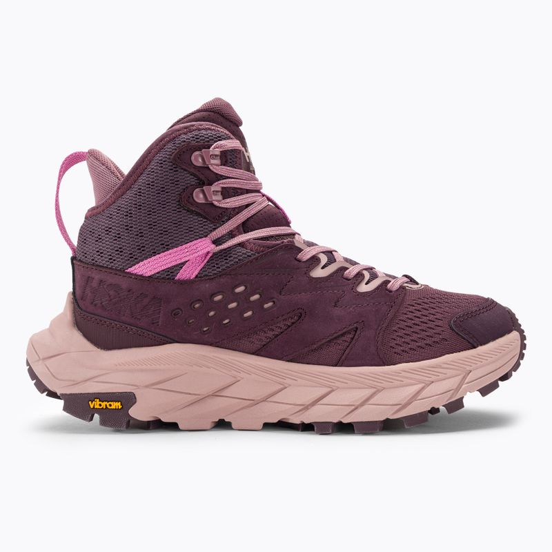 Buty turystyczne damskie HOKA Anacapa Breeze Mid raisin/pale mauve 2
