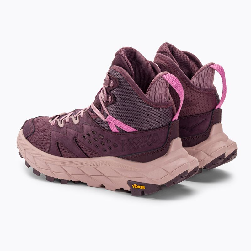 Buty turystyczne damskie HOKA Anacapa Breeze Mid raisin/pale mauve 4