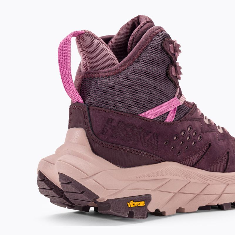 Buty turystyczne damskie HOKA Anacapa Breeze Mid raisin/pale mauve 11