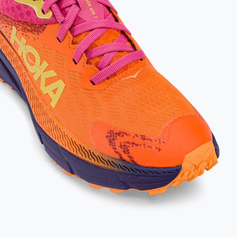 Buty do biegania damskie HOKA Challenger 7 GTX vibrant orange/pink yarrow 9