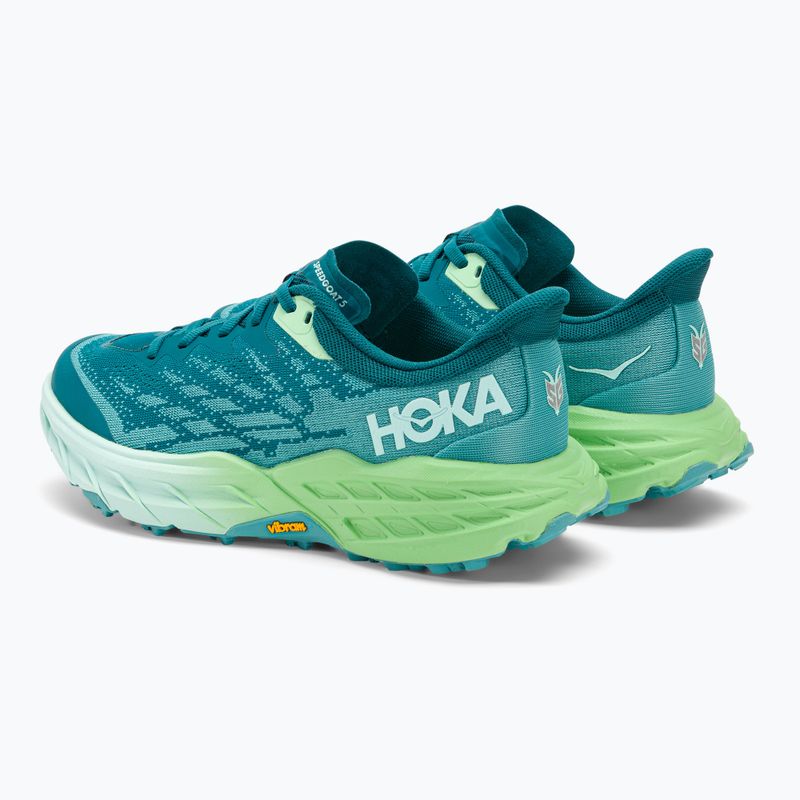 Buty do biegania damskie HOKA Speedgoat 5 deep lagoon/ocean mist 3