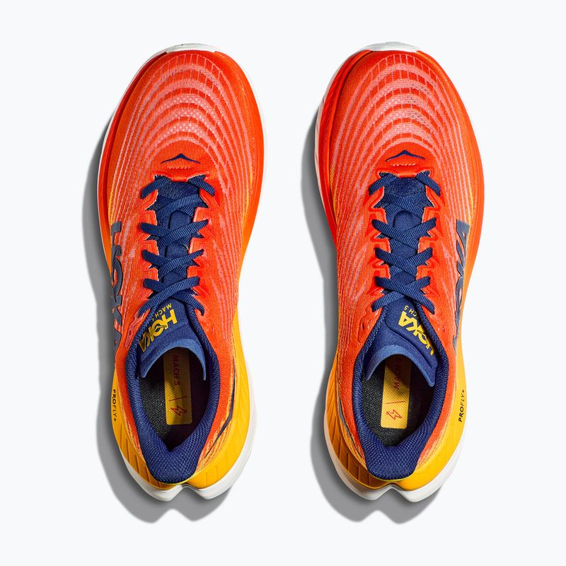 Buty do biegania męskie HOKA Mach 5 flame/dandelion 12