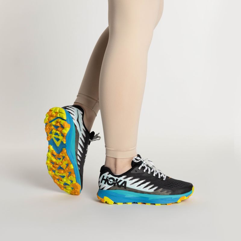 Buty do biegania damskie HOKA Torrent 3 black/diva blue 2