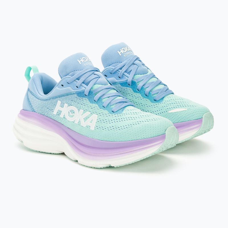 Buty do biegania damskie HOKA Bondi 8 airy blue/sunlit ocean 5