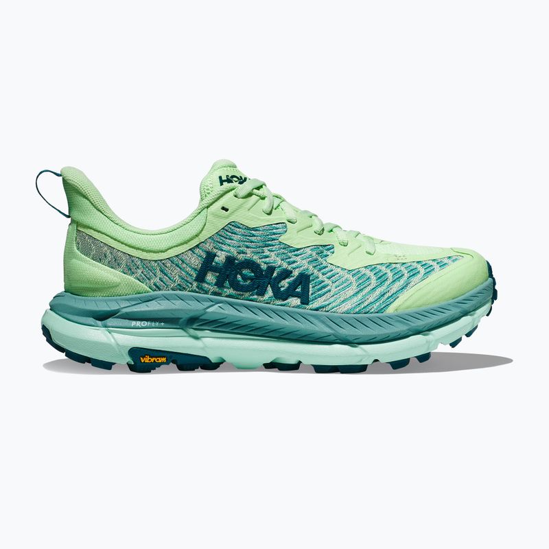 Buty do biegania damskie HOKA Mafate Speed 4 lime glow/ocean mist 12