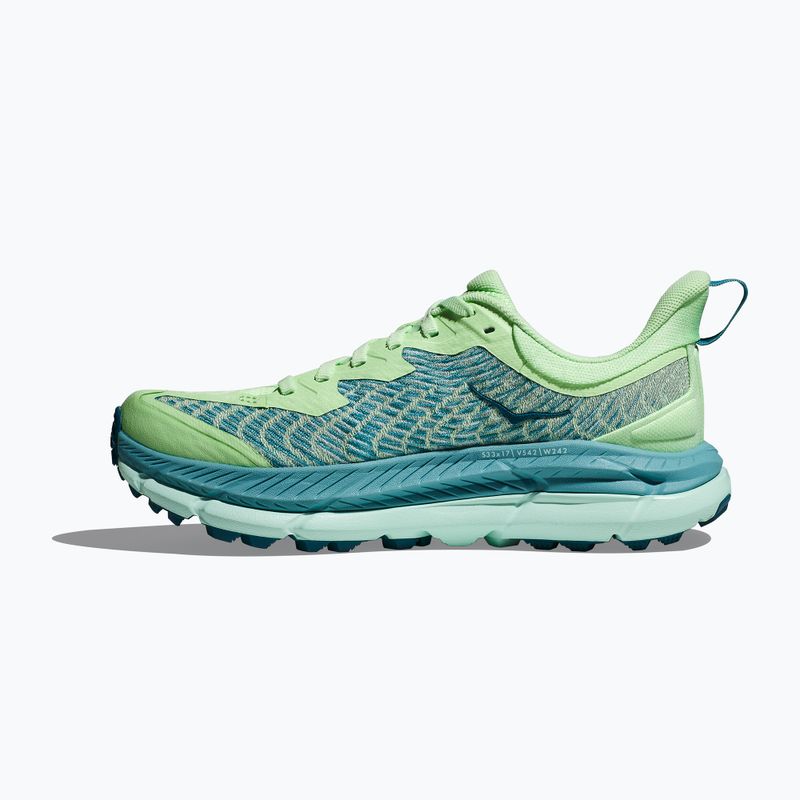 Buty do biegania damskie HOKA Mafate Speed 4 lime glow/ocean mist 13