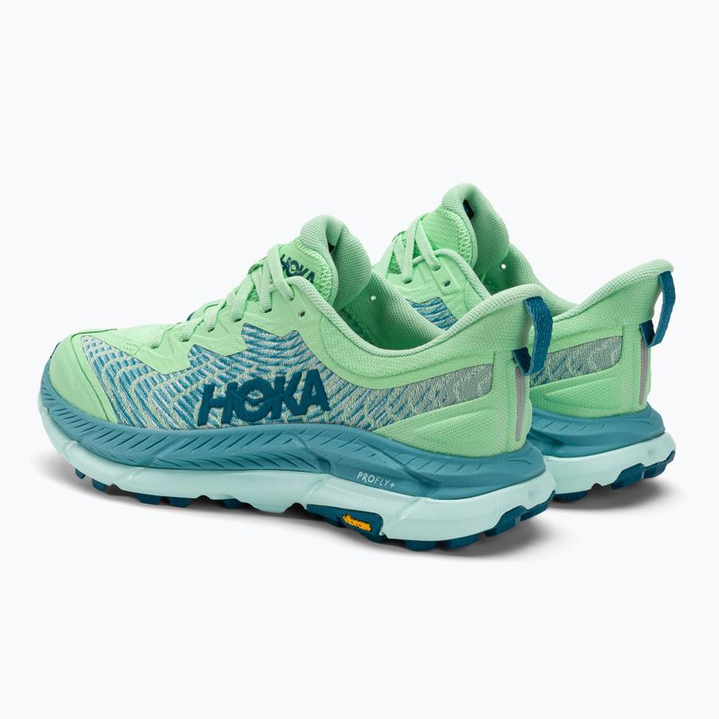 Buty do biegania damskie HOKA Mafate Speed 4 lime glow/ocean mist 3