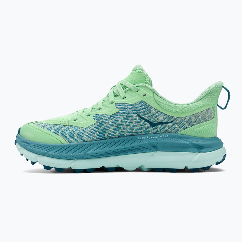 Buty do biegania damskie HOKA Mafate Speed 4 lime glow/ocean mist 10