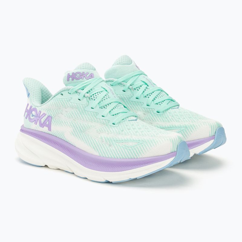 Buty do biegania damskie HOKA Clifton 9 Wide sunlit ocean/lilac mist 5