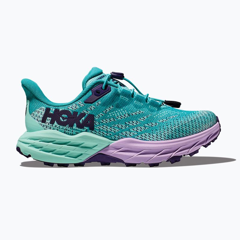 Buty do biegania dziecięce HOKA Speedgoat 5 ocean mist/lilac mist 8