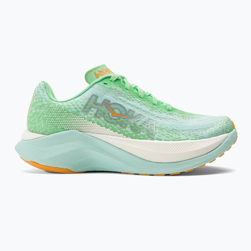 Buty do biegania damskie HOKA Mach X lime glow/sunlit ocean 2