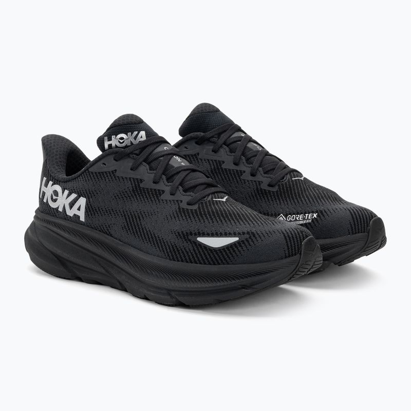 Buty do biegania męskie HOKA Clifton 9 GTX black/black 4