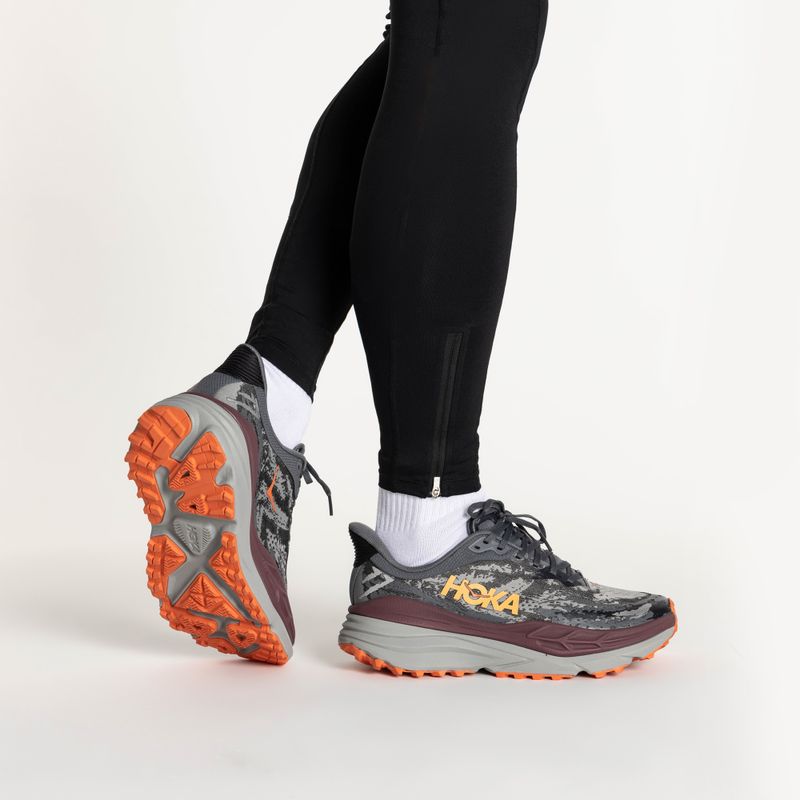 Buty do biegania męskie HOKA Stinson 7 casterlock/cabernet 2