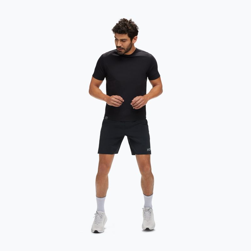 Koszulka do biegania męska HOKA Essential Tee black 2
