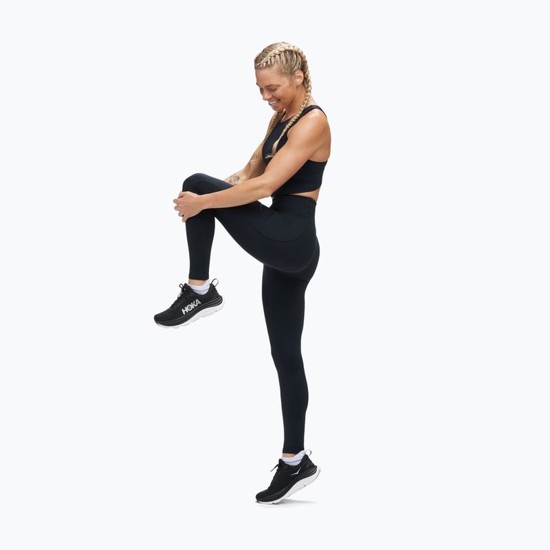 Legginsy do biegania damskie HOKA Elaro Knit Tight 27" black 2