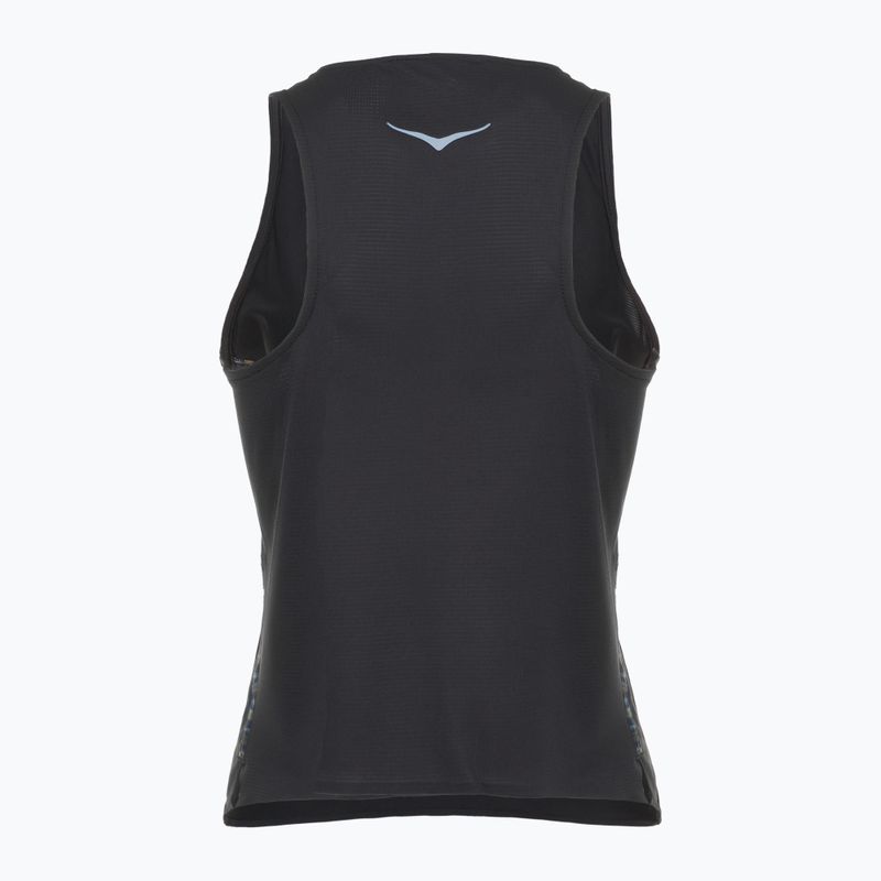 Koszulka do biegania damskae HOKA Tank black/multi 5