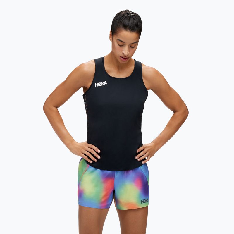 Koszulka do biegania damskae HOKA Tank black/multi