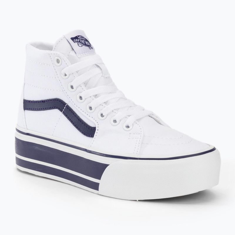 Buty Vans UA SK8-Hi Tapered Stackform Sport Stripes navy true/white