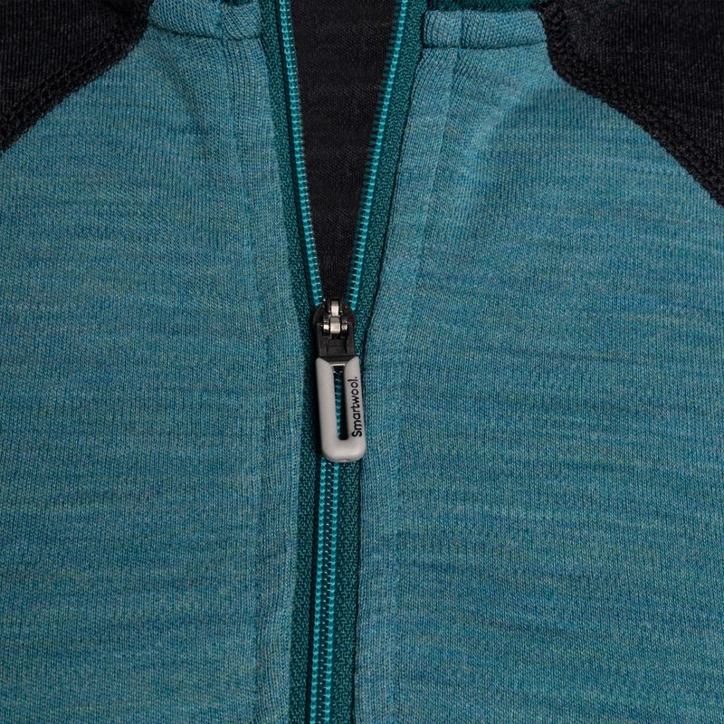 Bluza termoaktywna damska Smartwool Merino Baselayer 1/2 Zip Boxed cascade green heather 7