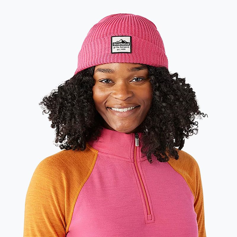 Czapka zimowa Smartwool Patch power pink 7