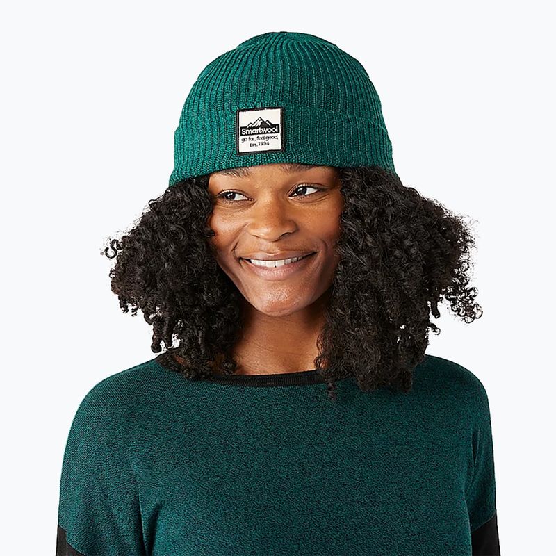 Czapka zimowa Smartwool Patch emerald green heather 7