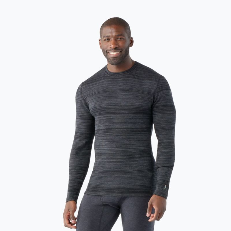 Longsleeve termoaktywny męski Smartwool Merino 250 Baselayer Crew Boxed black color shift 6