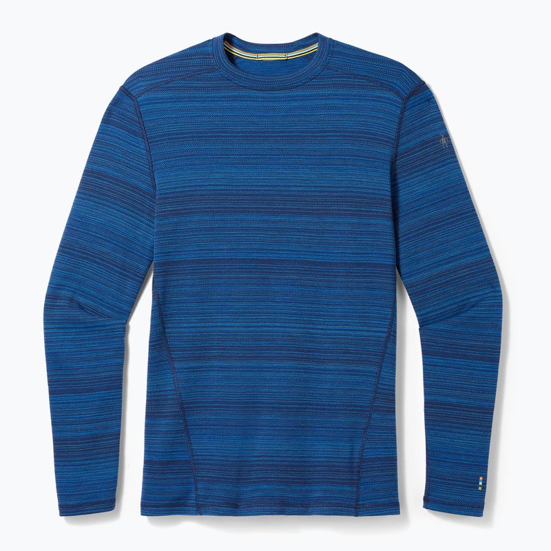 Longsleeve termoaktywny męski Smartwool Merino 250 Baselayer Crew Boxed deep navy colr shift 6