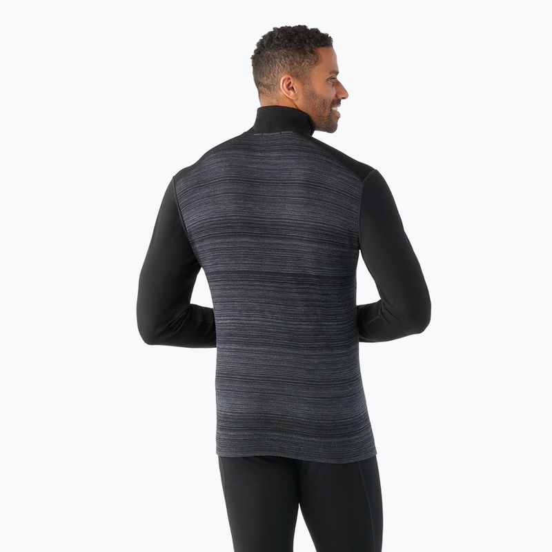 Bluza termoaktywna męska Smartwool Merino 250 Baselayer 1/4 Zip Boxed black color shift 2