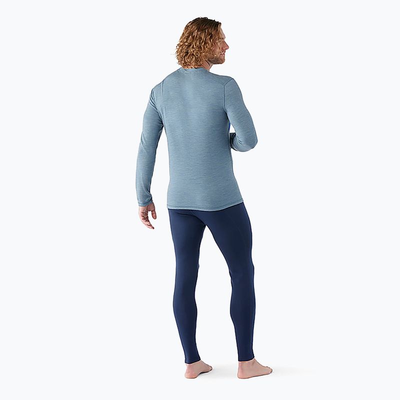 Bluza termoaktywna męska Smartwool Thermal Merino Baselayer Colorblock Crew Boxed pewter blue 2