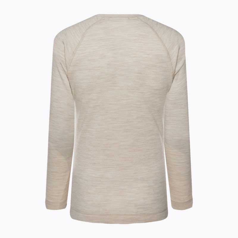 Bluza termoaktywna damska Smartwool Merino 250 Baselayer Crew Boxed almond heather 4