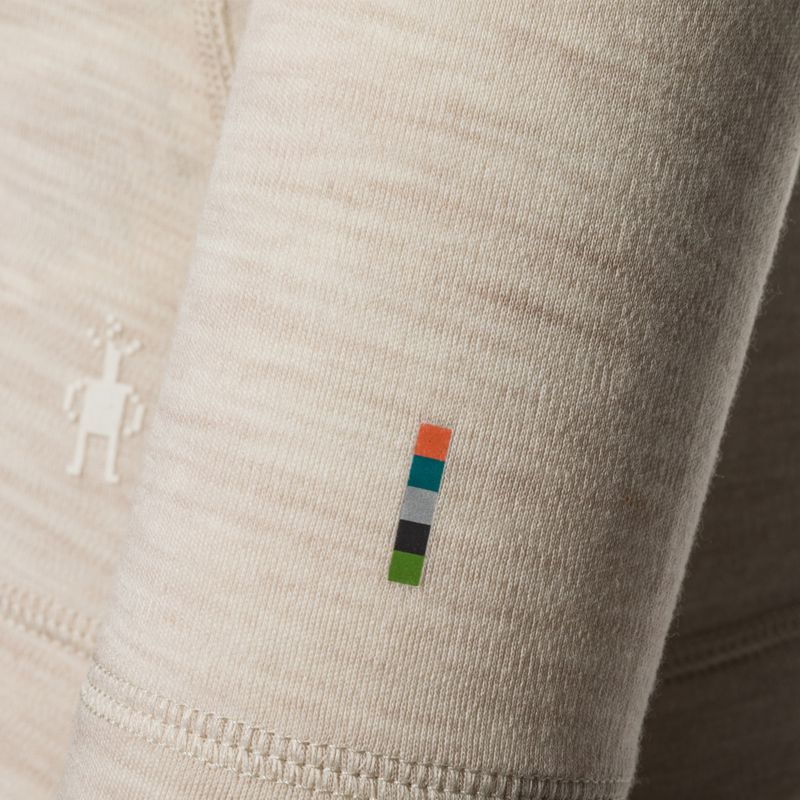Longsleeve termoaktywny damski Smartwool Merino 250 Baselayer Crew Boxed almond heather 5
