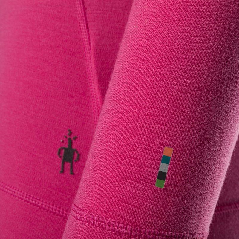 Bluza termoaktywna damska Smartwool Merino 250 Baselayer Crew Boxed power pink 5