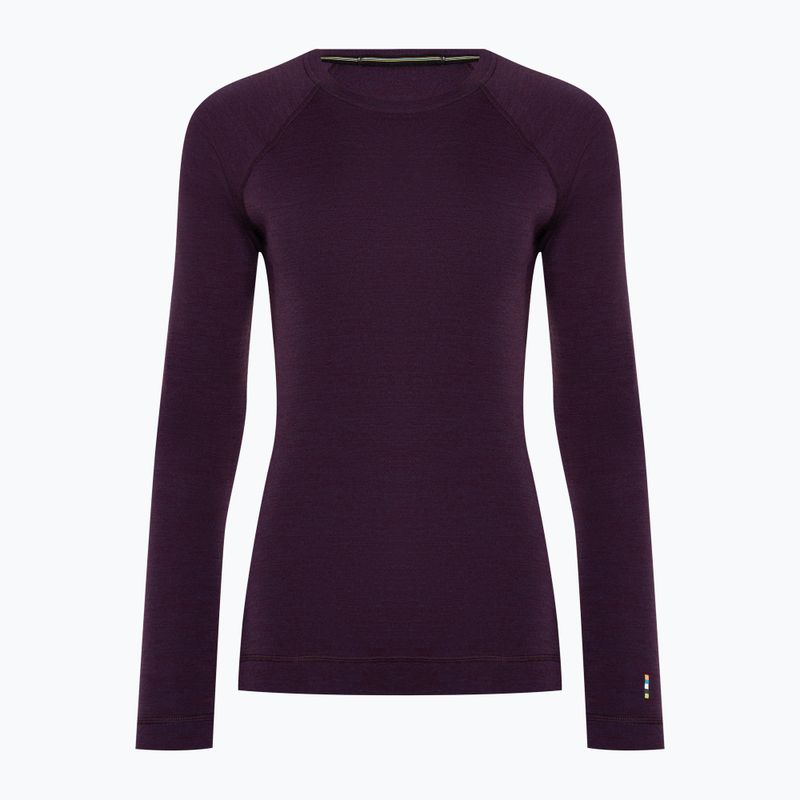 Bluza termoaktywna damska Smartwool Merino 250 Baselayer Crew Boxed purple iris heather 3