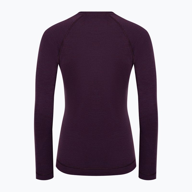 Bluza termoaktywna damska Smartwool Merino 250 Baselayer Crew Boxed purple iris heather 4