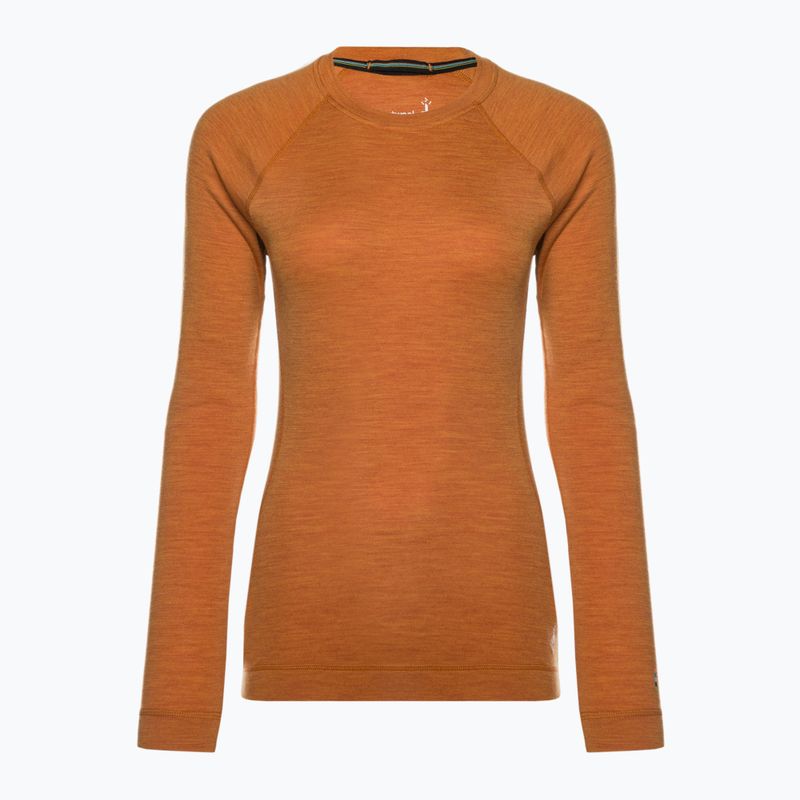 Bluza termoaktywna damska Smartwool Merino 250 Baselayer Crew Boxed marmalade heather 3