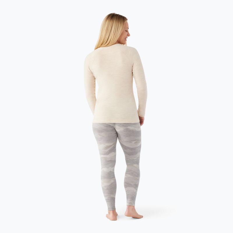 Longsleeve termoaktywny damski Smartwool Merino 250 Baselayer Crew Boxed almond heather 2