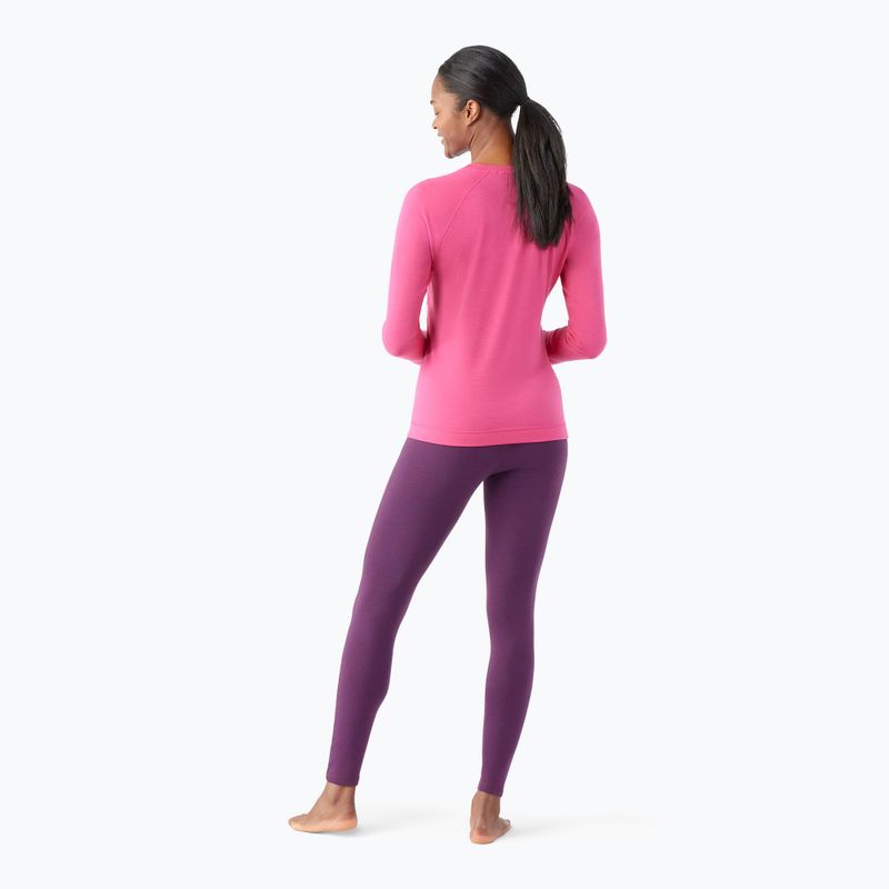 Bluza termoaktywna damska Smartwool Merino 250 Baselayer Crew Boxed power pink 2