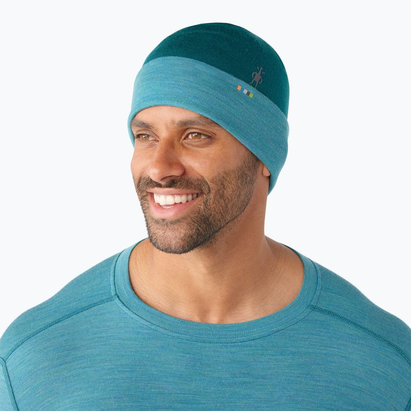 Czapka zimowa Smartwool Merino Reversible Cuffed emerald green 7