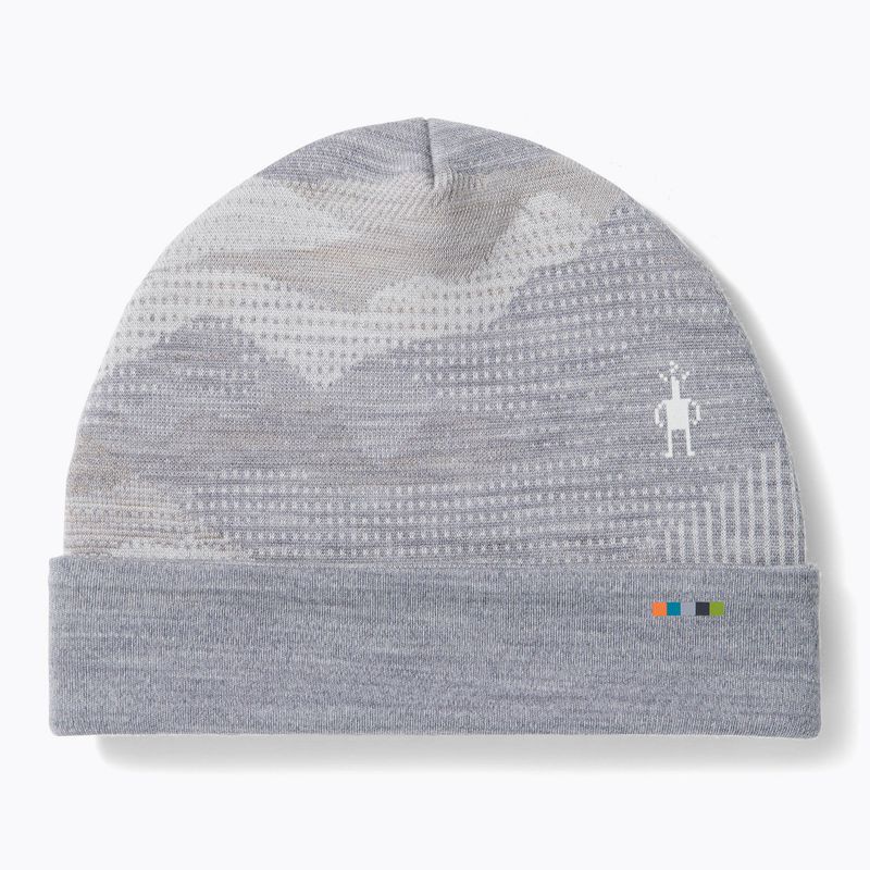 Czapka zimowa Smartwool Merino Reversible Cuffed light gray mountain scape 6