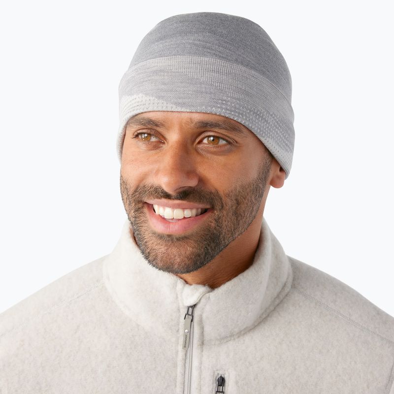 Czapka zimowa Smartwool Merino Reversible Cuffed light gray mountain scape 7