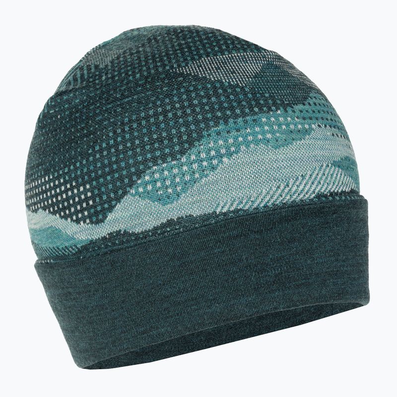 Czapka Smartwool Merino Reversible Cuffed twilight blue mtn scape