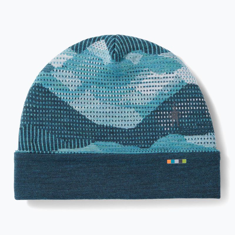 Czapka Smartwool Merino Reversible Cuffed twilight blue mtn scape 6