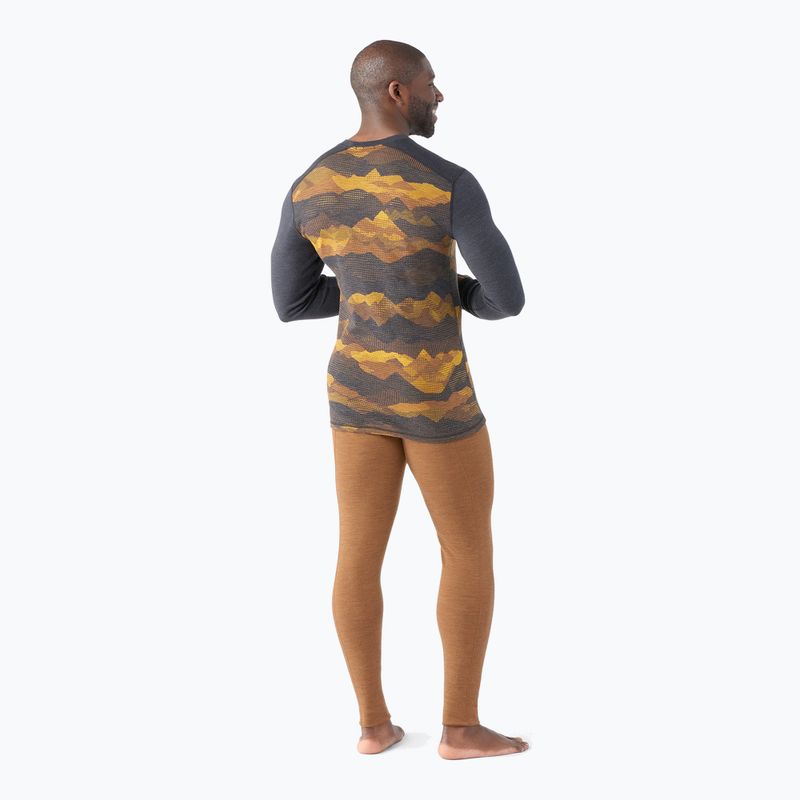 Bluza termoaktywna męska Smartwool Merino 250 Baselayer Crew Boxed charcoal mtn scape 2