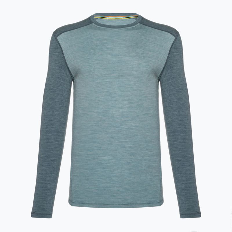 Longsleeve termoaktywny męski Smartwool Merino 250 Baselayer Crew Boxed pewter blue-lead 3