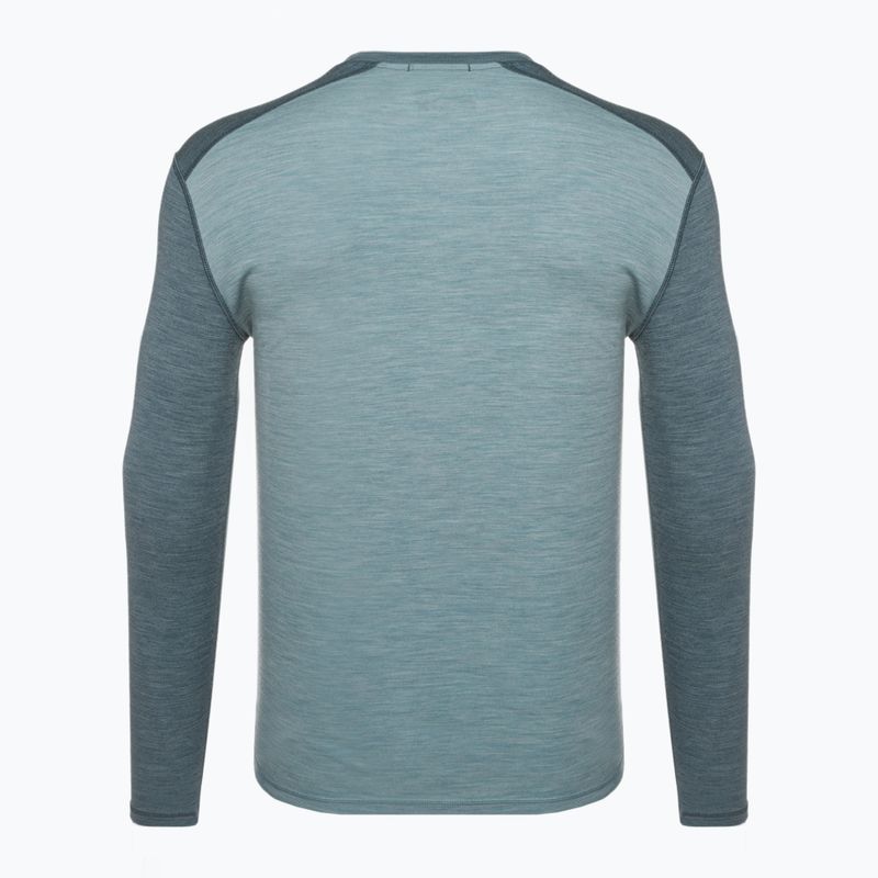Bluza termoaktywna męska Smartwool Merino 250 Baselayer Crew Boxed pewter blue-lead 4